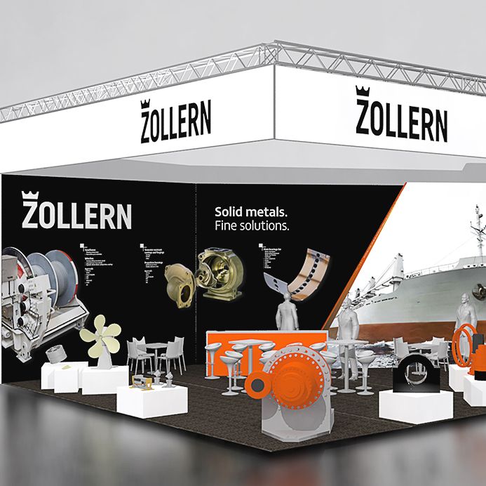 Referenz Zollern Messe Simulation Messestand SMM Referenz Zollern Messe Simulation Messestand SMM