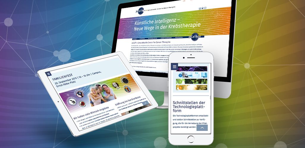 Referenz JeCaTh FSU Jena eHealth Centre for Cancer Therapies Webdesign Referenz JeCaTh FSU Jena eHealth Centre for Cancer Therapies Webdesign