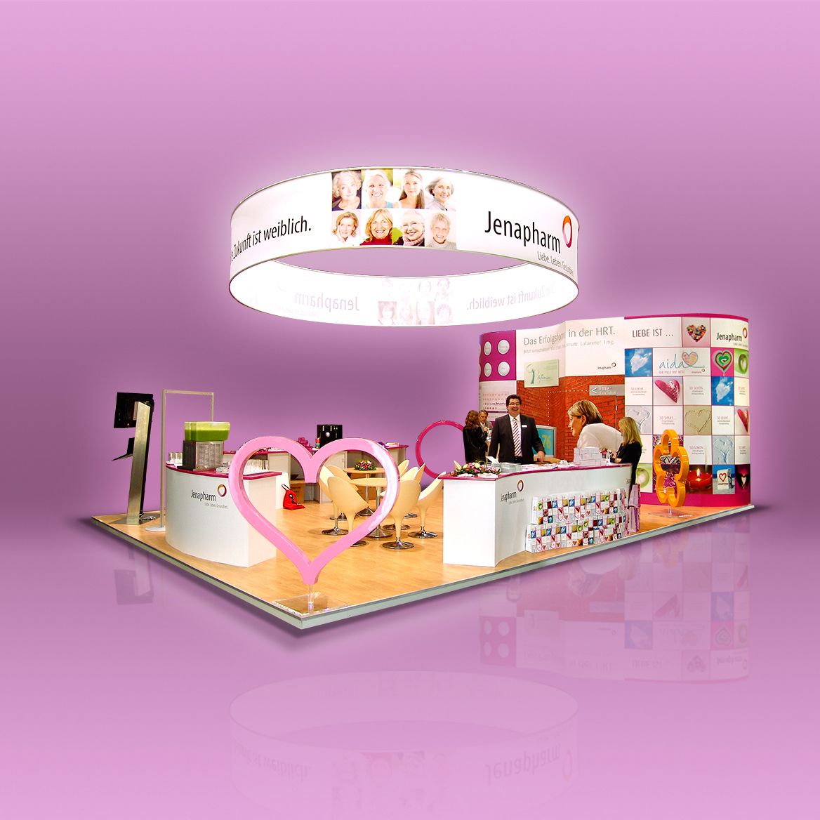 Referenz Jenapharm Messedesign Referenz Jenapharm Messedesign