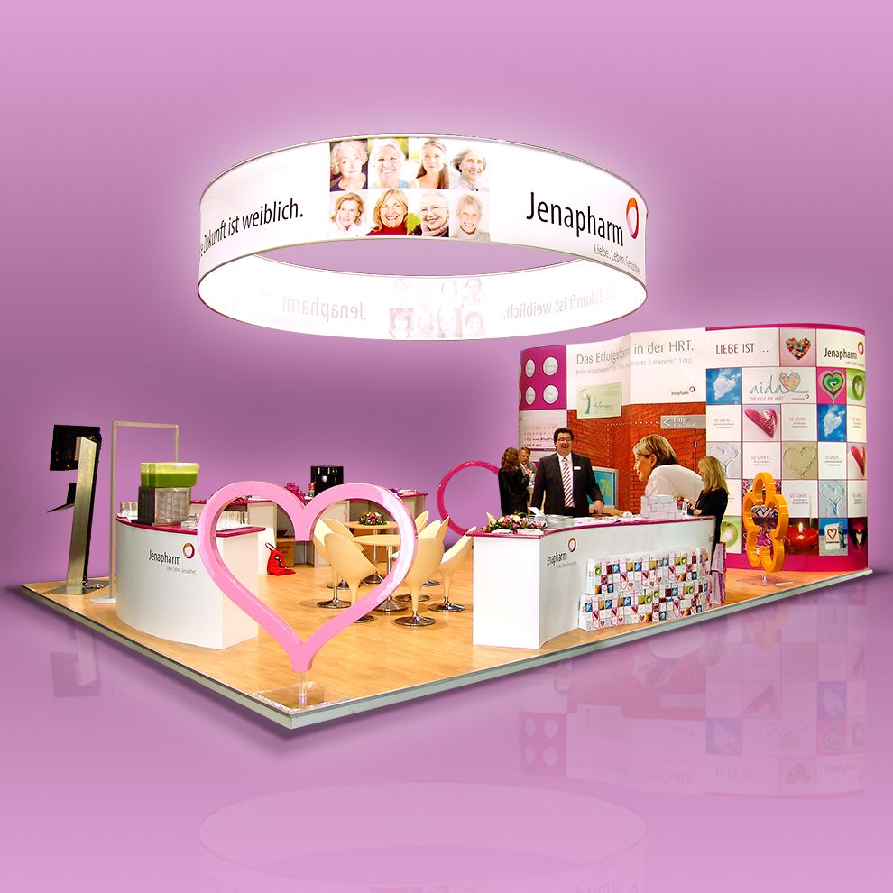 Referenz Jenapharm Messedesign Referenz Jenapharm Messedesign
