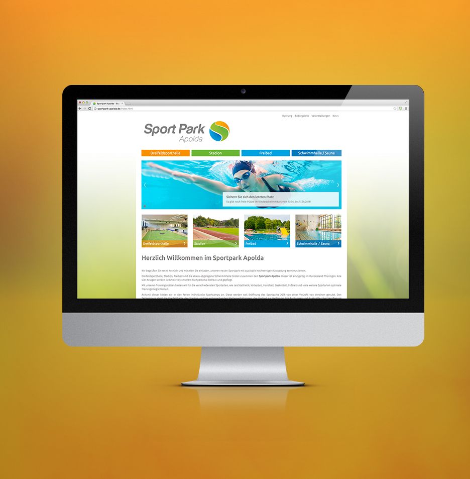 Referenz Sportpark Apolda Website erstellen Referenz Sportpark Apolda Website erstellen