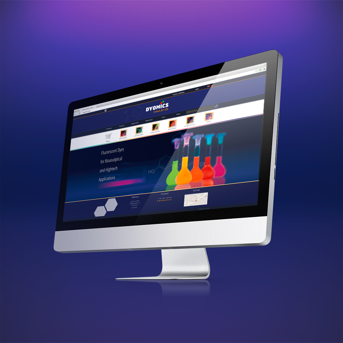 Referenz Dyomics Website Referenz Dyomics Website