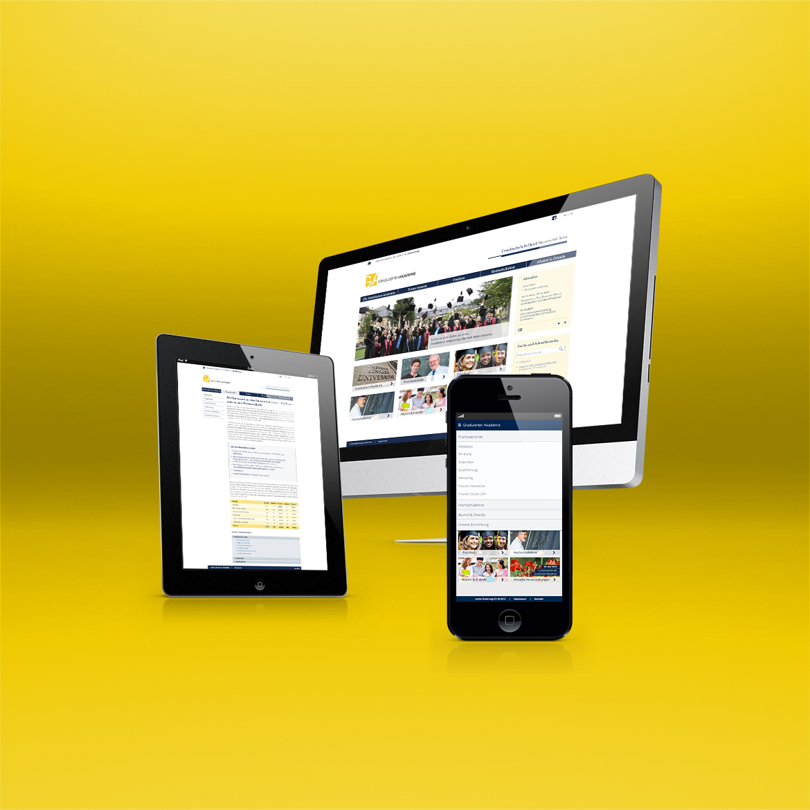 Referenz Graduierten Akademie Jena Responsive Websitedesign Referenz Graduierten Akademie Jena Responsive Websitedesign